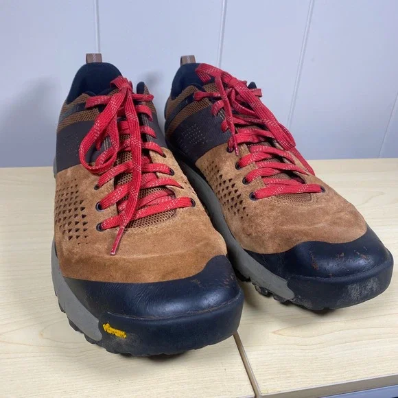 Danner Trail 2650 Mens Hiking Shoes Brown Red Vibram Low Top Size 13 - Picture 3 of 12